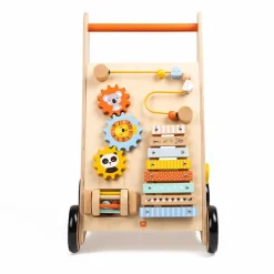 EUREKAKIDS Andador de madera con 6 actividades Wild