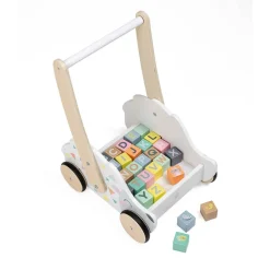 EUREKAKIDS Andador de madera con bloques