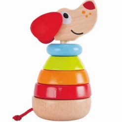 HAPE Apilable arcoíris perrito Pepe