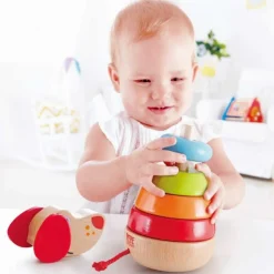 HAPE Apilable arcoíris perrito Pepe