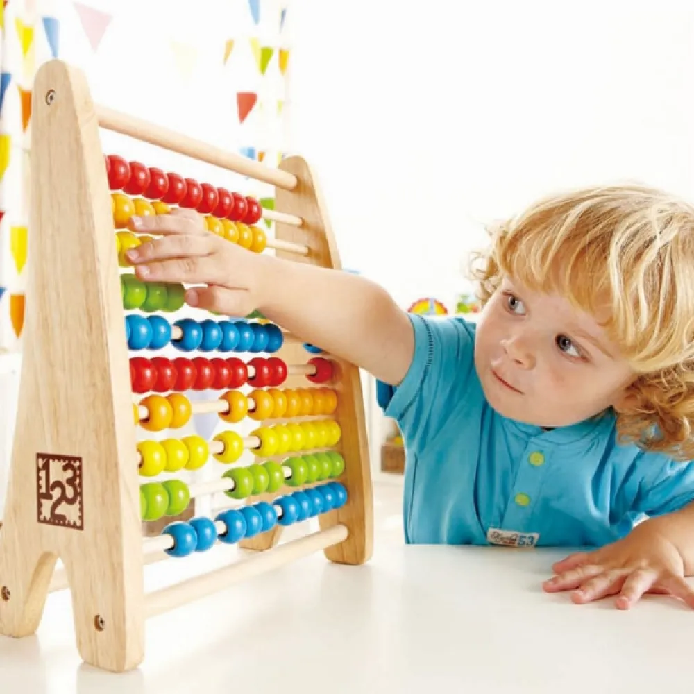 HAPE Ábaco con cuentas de colores