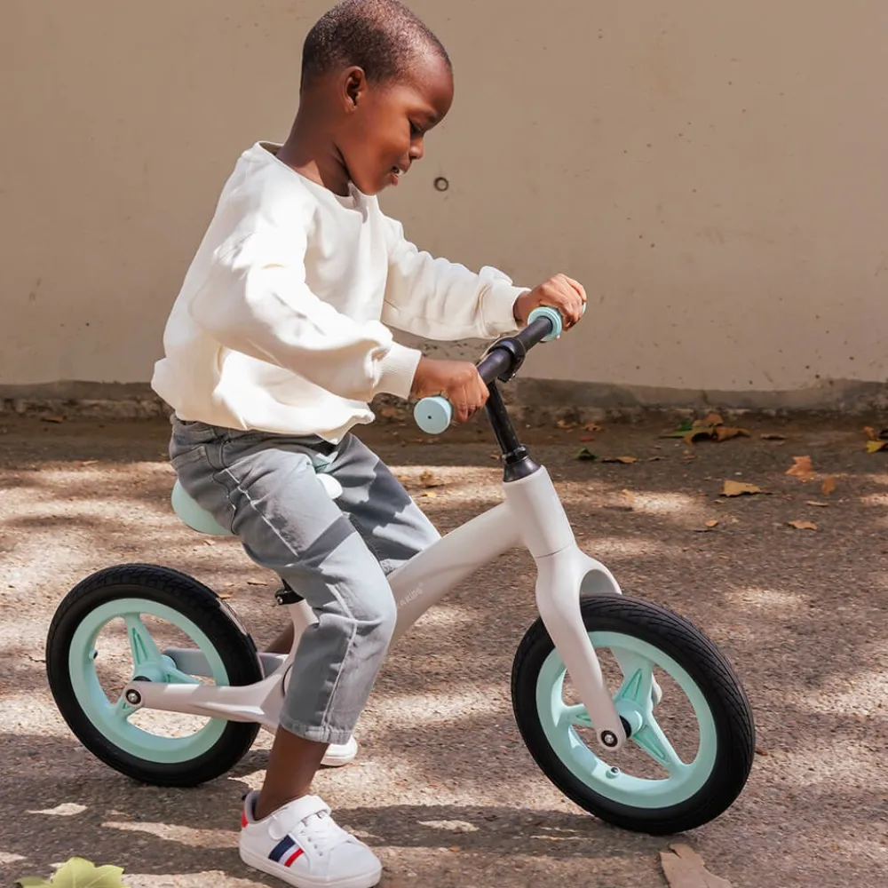 EUREKAKIDS Bicicleta de equilibrio con manillar y asiento regulables – Roady Learner Mint