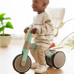 EUREKAKIDS Bicicleta de equilibrio con doble rueda trasera – My First Balance Bike Vespa