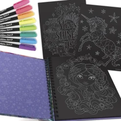 Nebulous Stars Bloc páginas negras para colorear