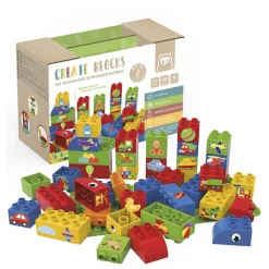 EUREKAKIDS Bloques de construcción BIO - 40 piezas