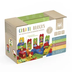 EUREKAKIDS Bloques de construcción BIO - 40 piezas