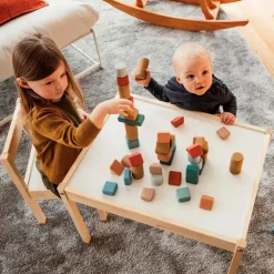 KORKO Bloques de construcción de corcho 60 piezas