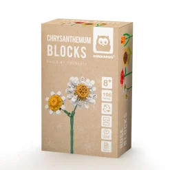 EUREKAKIDS Bloques de construcción flores clásicas – crisantemo de 106 piezas