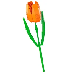 EUREKAKIDS Bloques de construcción flores clásicas – tulipa de 62 piezas