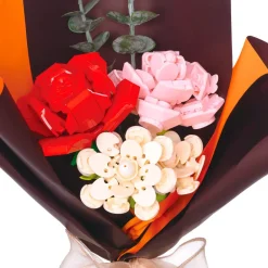 EUREKAKIDS Bloques de construcción ramo de flores de colores – 275 piezas