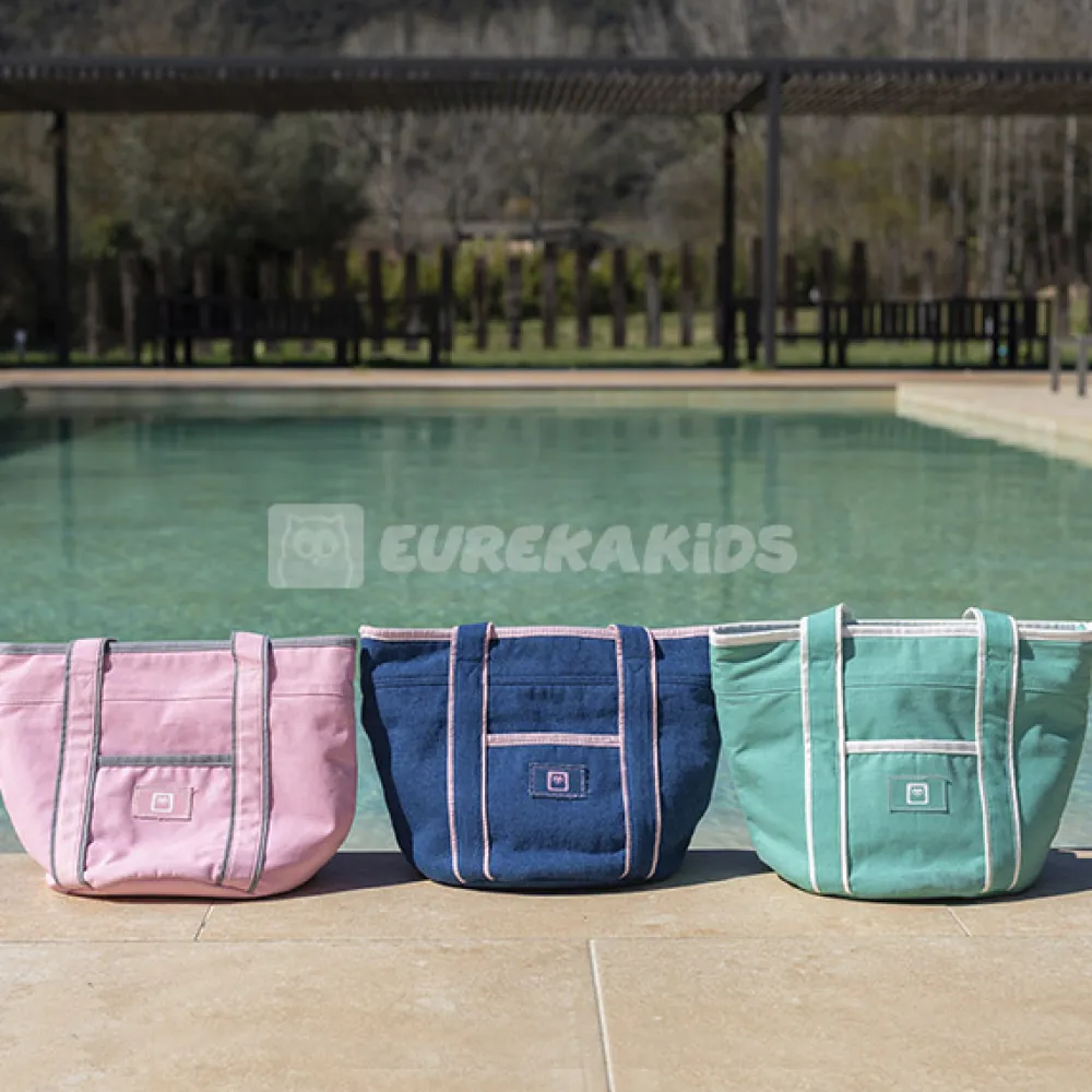 EUREKAKIDS Bolsa turquesa