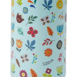 EUREKAKIDS Botella de agua personalizable para niños con diseño de flores