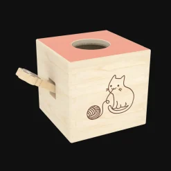 LITTLE ROOM Caja de Actividad de Madera – Gato