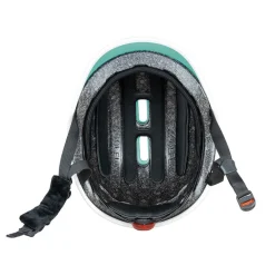 GLOBBER Casco ajustable de policarbonato con luz led Green - Tallla XS/S (47-51cm)