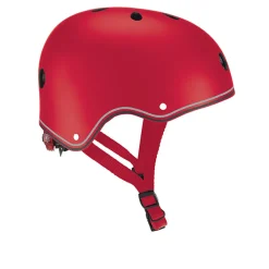 GLOBBER Casco junior primo lights rojo