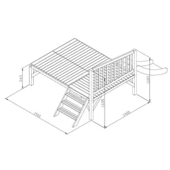 MASGAMES Casita elevada Flam