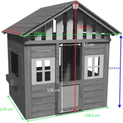 MASGAMES Casita Lollipop XL blanca