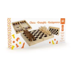 EUREKAKIDS Chess and Backgammon juego de ajedrez