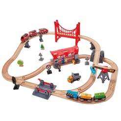 HAPE Circuito de tren ciudad bulliciosa