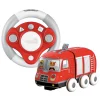 EUREKAKIDS Coche de bomberos blando con radiocontrol