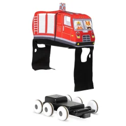 EUREKAKIDS Coche de bomberos blando con radiocontrol