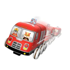 EUREKAKIDS Coche de bomberos blando con radiocontrol