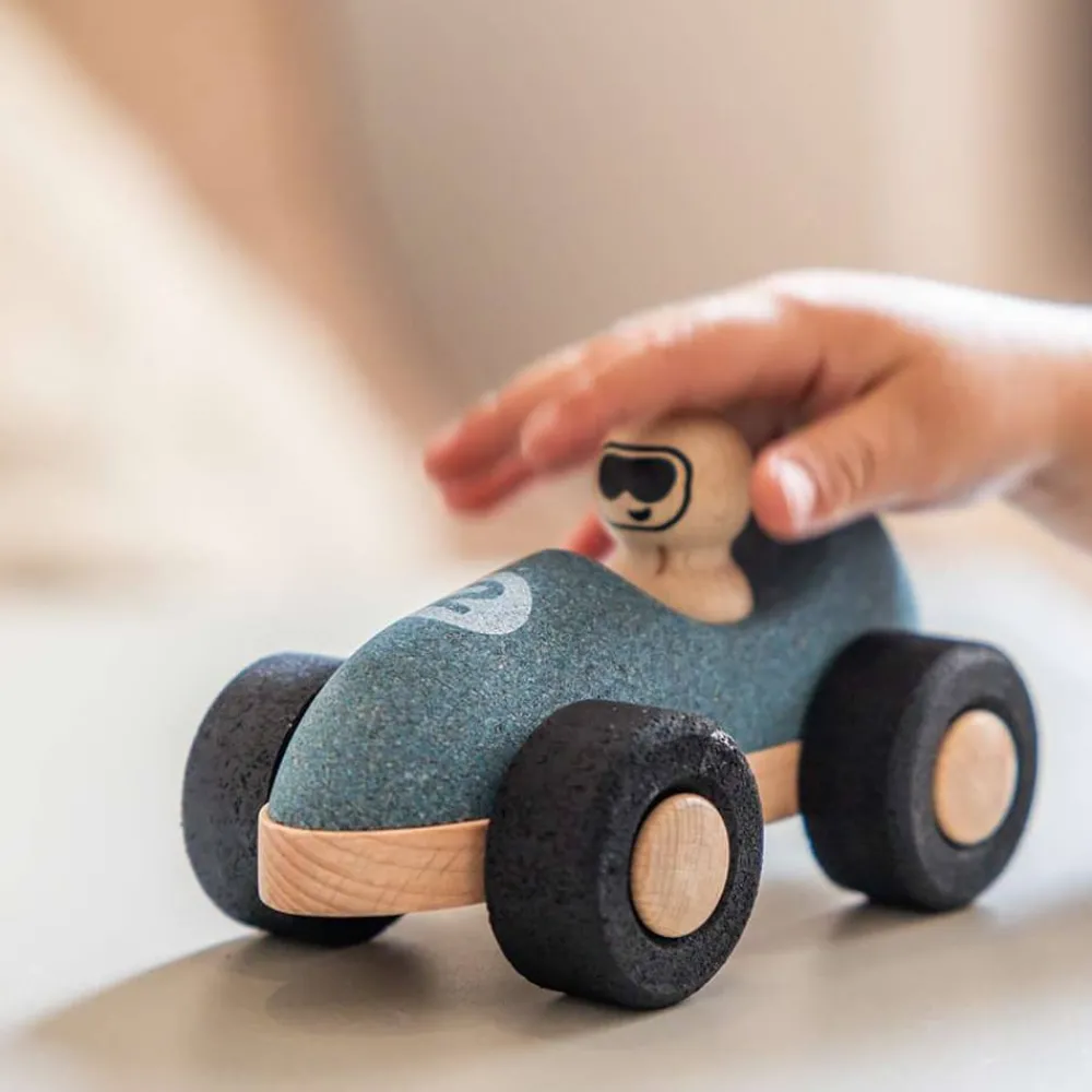 KORKO Coche de carreras Azul