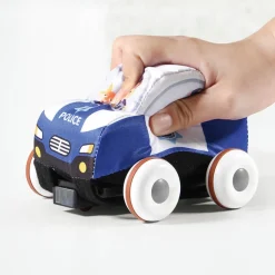 EUREKAKIDS Coche de policía blando con radiocontrol