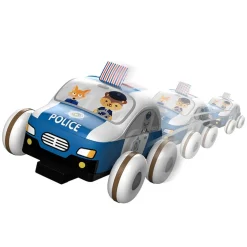 EUREKAKIDS Coche de policía blando con radiocontrol