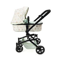 EUREKAKIDS Cochecito 2 en 1 plegable con giro 360º