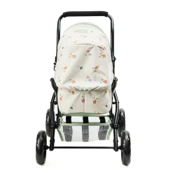 EUREKAKIDS Cochecito plegable para muñecas & muñecos de 36cm