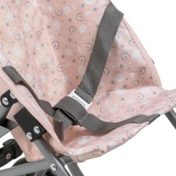 EUREKAKIDS Cochecito plegable Rainbow