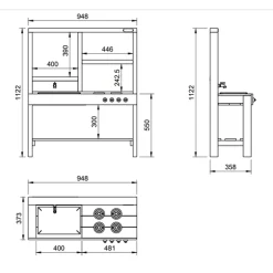 MASGAMES Cocina de exterior Spicy