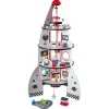 HAPE Cohete espacial plateado