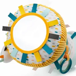 EUREKAKIDS Cojín de actividades para bebés con más de 10 estímulos sensoriales - Cucu