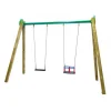 MASGAMES Columpio doble de madera DRACO (asientos mixtos)