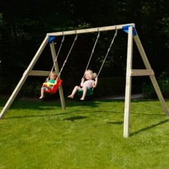 MASGAMES Columpio Kata doble con asiento de bebe