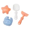 EUREKAKIDS Conjunto de juguetes de playa, arena y agua – 4 piezas