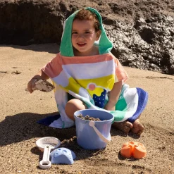 EUREKAKIDS Conjunto de juguetes de playa, arena y agua – 5 piezas