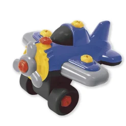 EUREKAKIDS Conjunto para construir 3 vehículos con un destornillador eléctrico