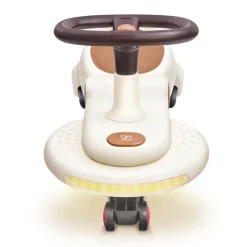 HAPE Correpasillos con música y luces para niños- Color Crema