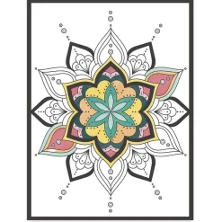 EUREKAKIDS Cuaderno para colorear mandalas clásicos