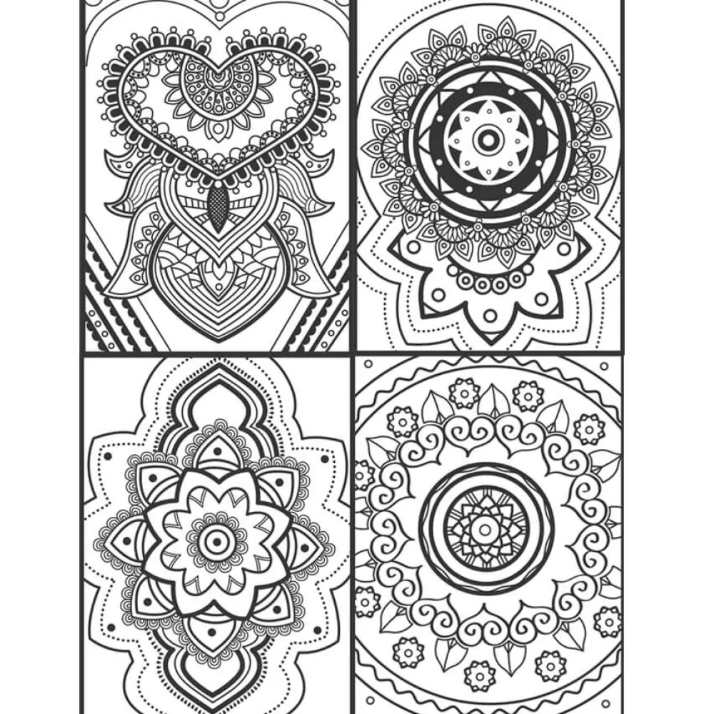 EUREKAKIDS Cuaderno para colorear mandalas clásicos