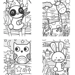 EUREKAKIDS Cuaderno para pintar y colorear – animales