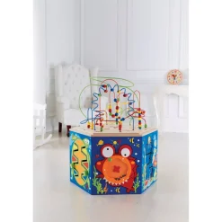 HAPE Cubo Actividades Océano de madera