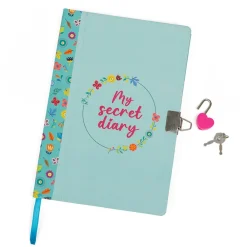 EUREKAKIDS Diario secreto con candado y 2 llaves