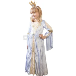 EUREKAKIDS Disfraz Reina de las nieves Talla 4-6