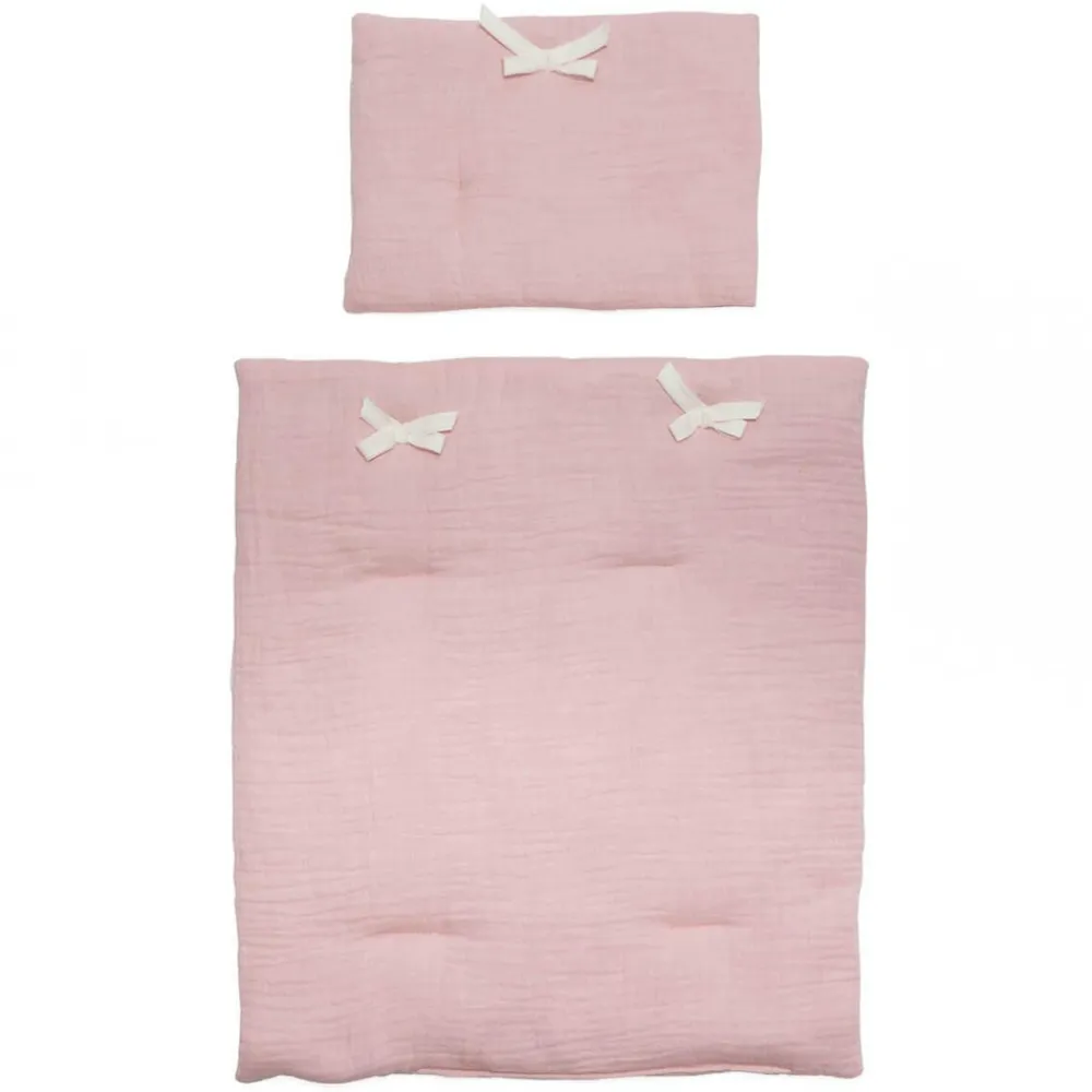 WOOKIDS Edredón- Almohada Muñeca Bobble- Rosa