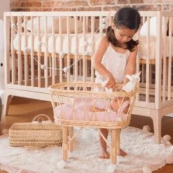 WOOKIDS Edredón- Almohada Muñeca Bobble- Rosa