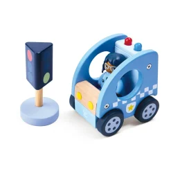 HAPE El coche de policía con sirena - Colección land